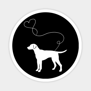 dog cute vizsla heart Magnet